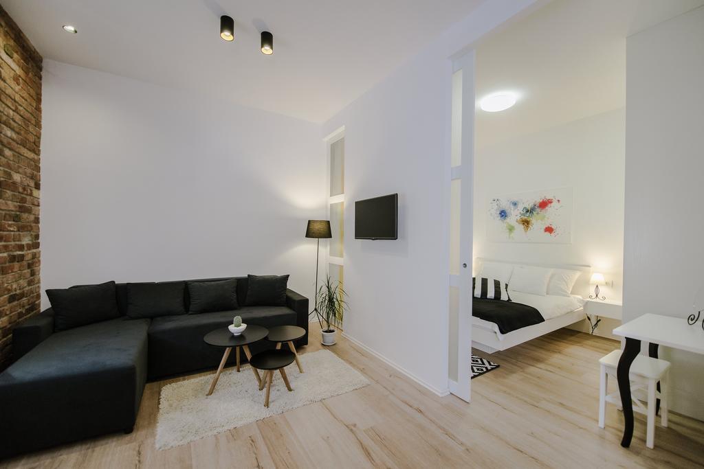 Apartment British Square With Parking Zágráb Szoba fotó
